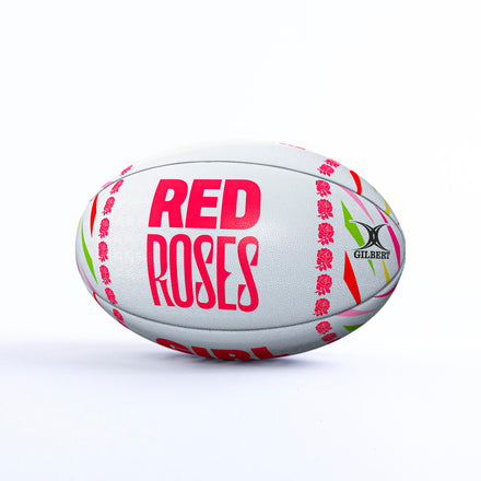 Red Roses Rugby Ball Official England Rugby Balls | Gilbert Rugby