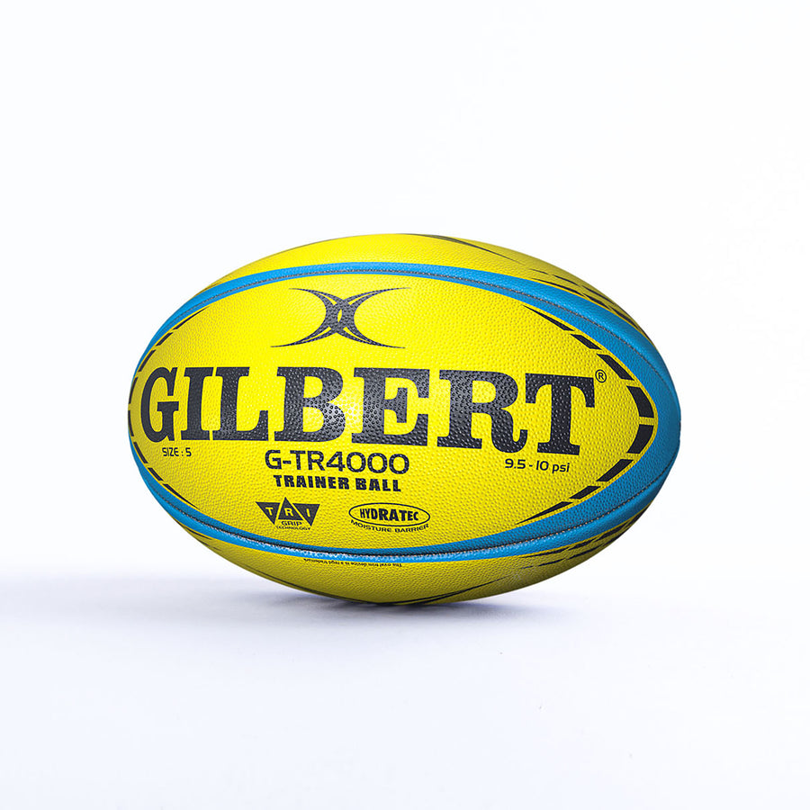 Gilbert G-TR4000 Rugby-Ball Größe 4 Rot - TRI Grip Technologie