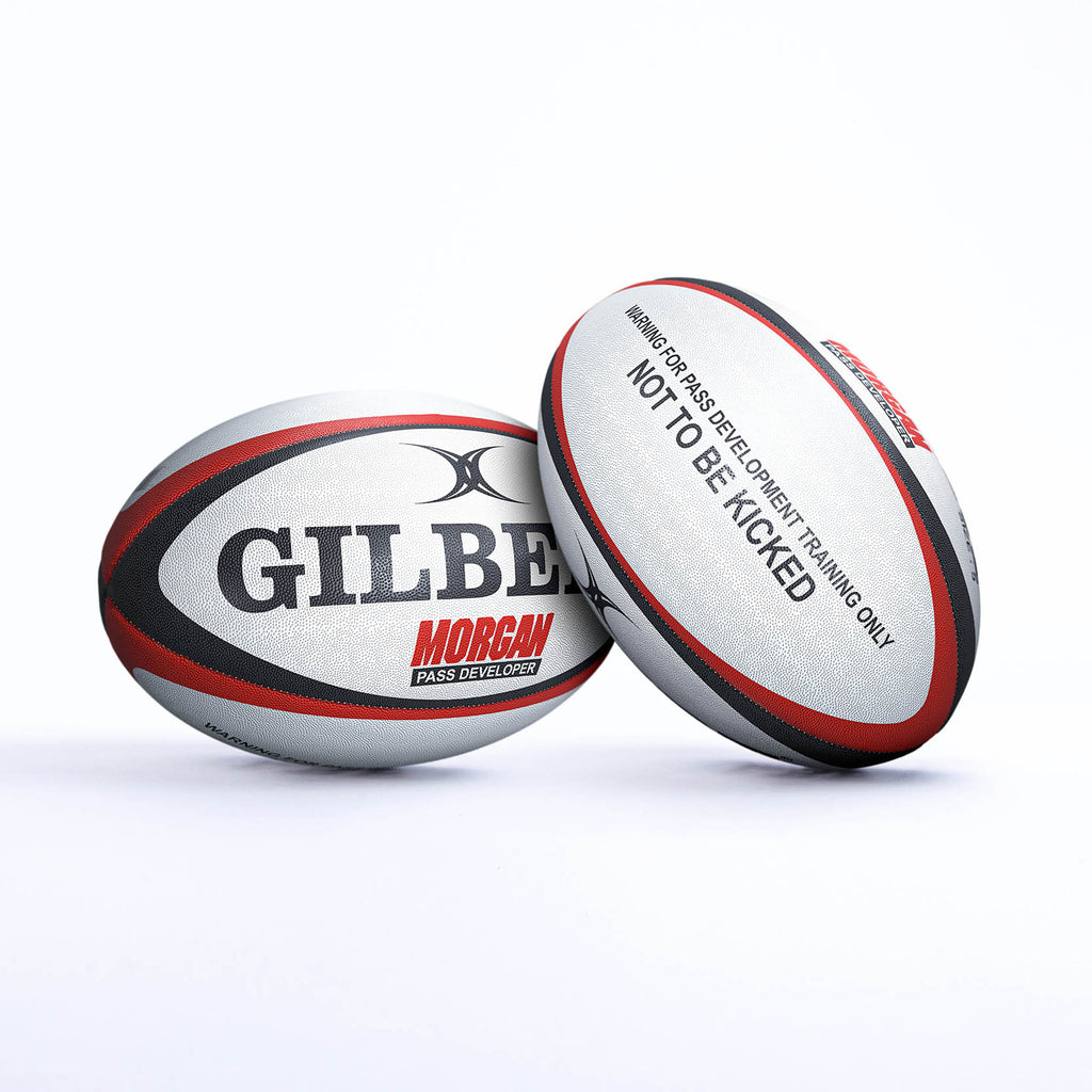 Gilbert Morgan Pass Developer - Pallone Da Rugby Da Allenamento - Peso 1 Kg - Migliora Passaggi E Forza - Taglia 5 - 3