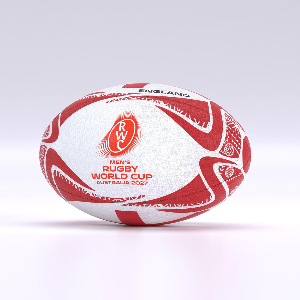 RWC 2027 Rugbyball mit englischer Flagge