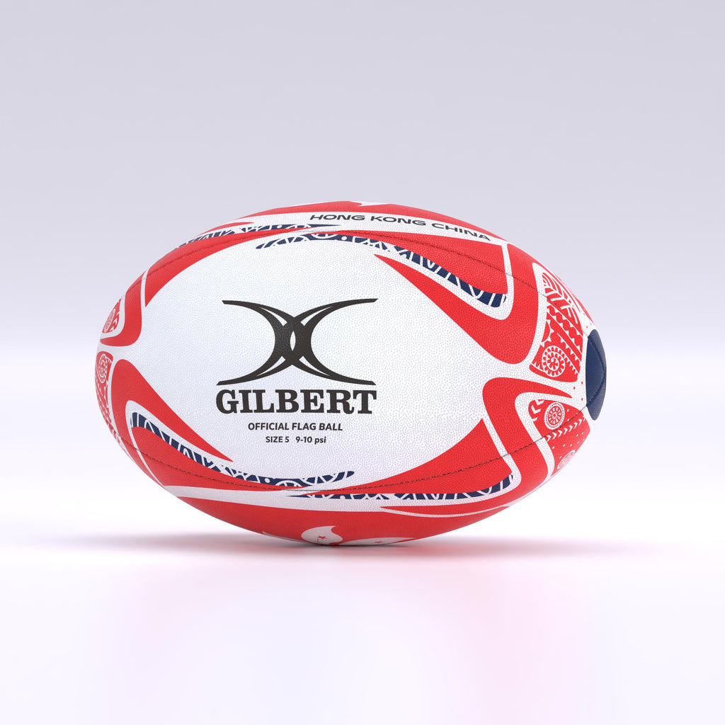 Balón con la bandera de Hong Kong, China, de la RWC 2027