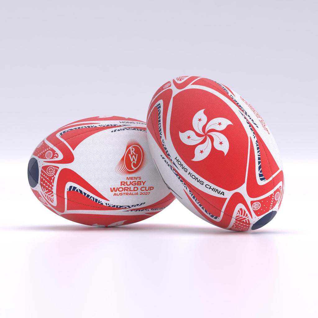 Balón con la bandera de Hong Kong, China, de la RWC 2027