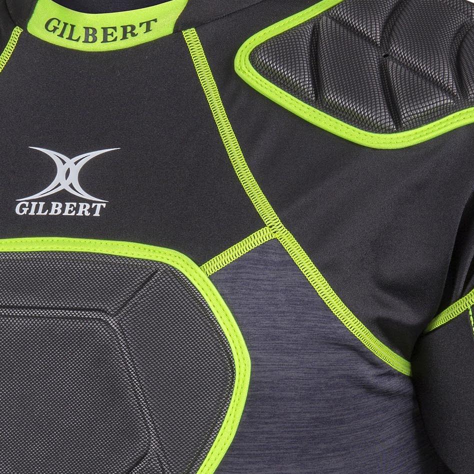Protection Gilbert Triflex XP2 Body Armor – 12 Coussinets, épaules, Poitrine, Dos, Côtes, Tissu IPROX, Pour Joueurs De Rugby