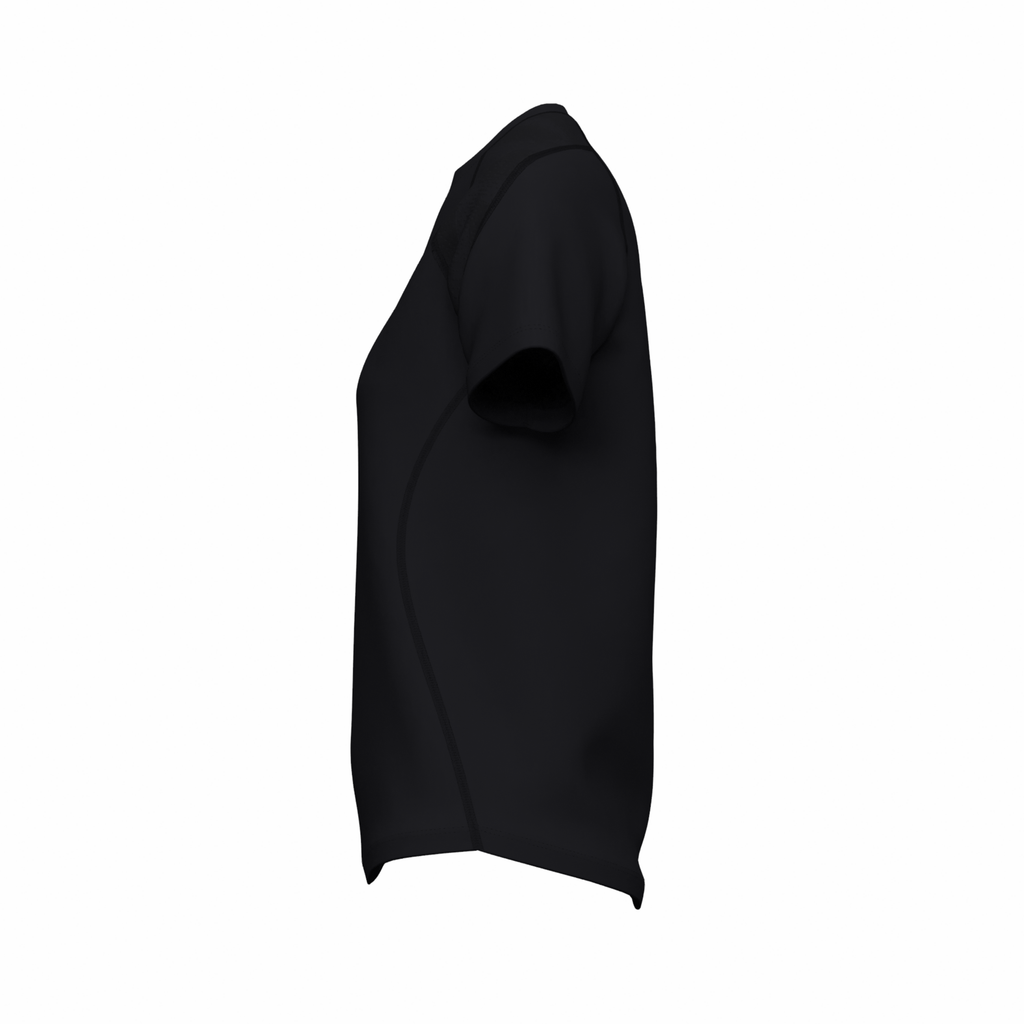 NCEE25Clothing GTS SS Tee Shirt Women's Black, Left