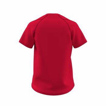 NCEE25Clothing GTS SS Tee Shirt Women's Red, Back