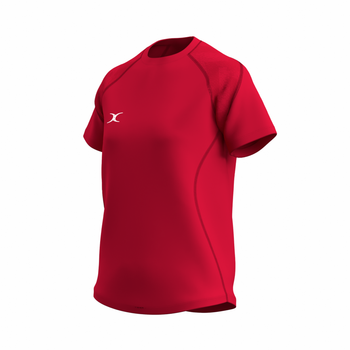NCEE25Clothing GTS SS Tee Shirt Women's Red, Three Quarter