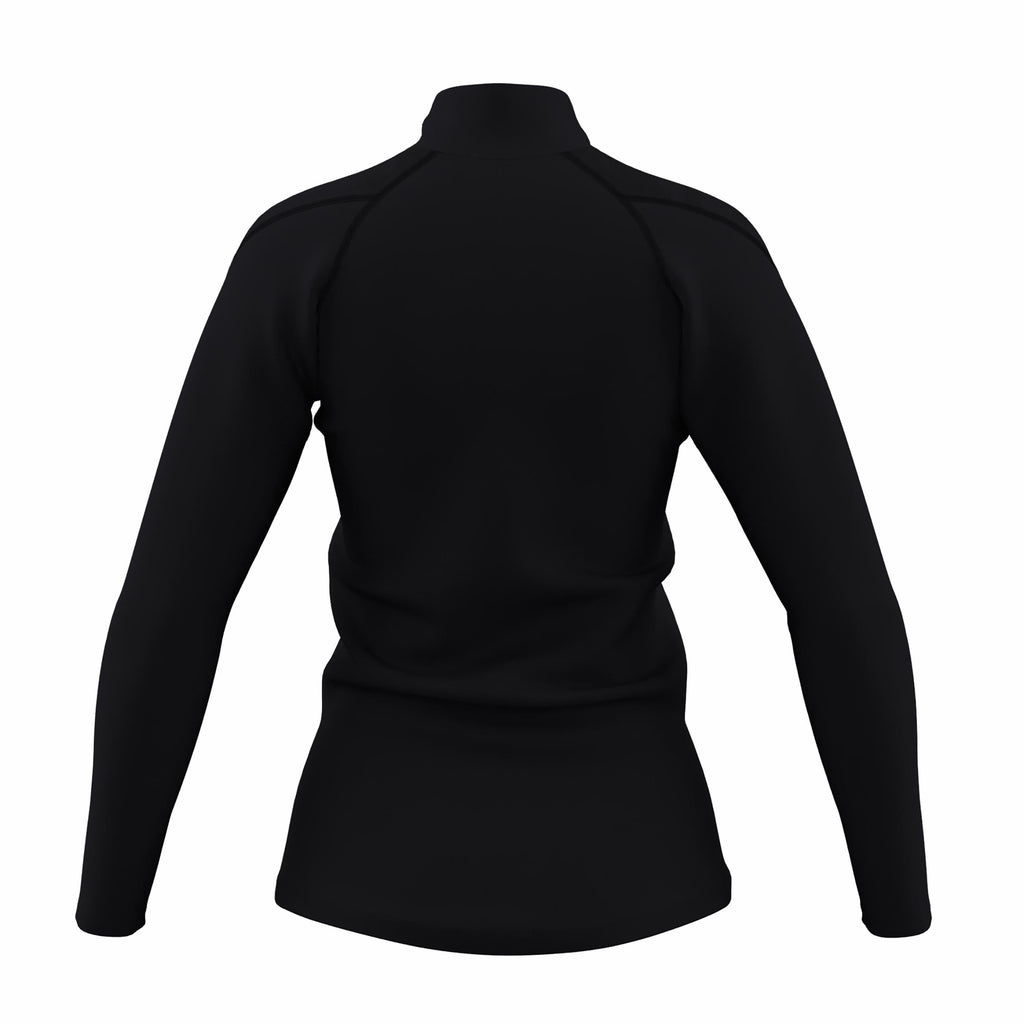 NCHC25Clothing GTS 14 Zip Fleece Women's Black, Back