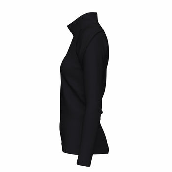 NCHC25Clothing GTS 14 Zip Fleece Women's Black, Left