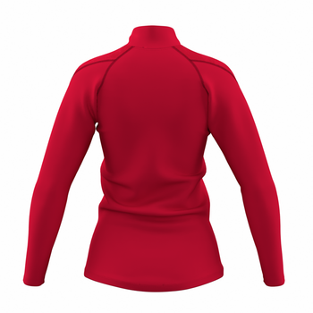 NCHC25Clothing GTS 14 Zip Fleece Women's Red, Back