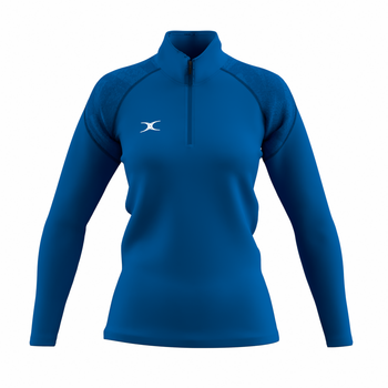 NCHC25Clothing GTS 14 Zip Fleece Women's Royal Front