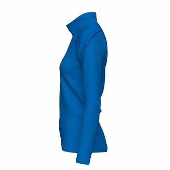NCHC25Clothing GTS 14 Zip Fleece Women's Royal, Left