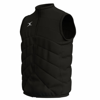 RCBL26Clothing GTS Bodywarmer Black-Three Quarter Left
