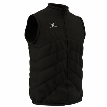 RCBL26Clothing GTS Bodywarmer Black-Three Quarter Right
