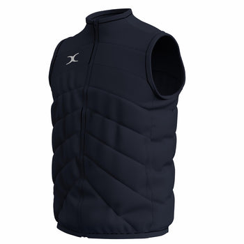 RCBL26Clothing GTS Bodywarmer Dark Navy-Three Quarter Left