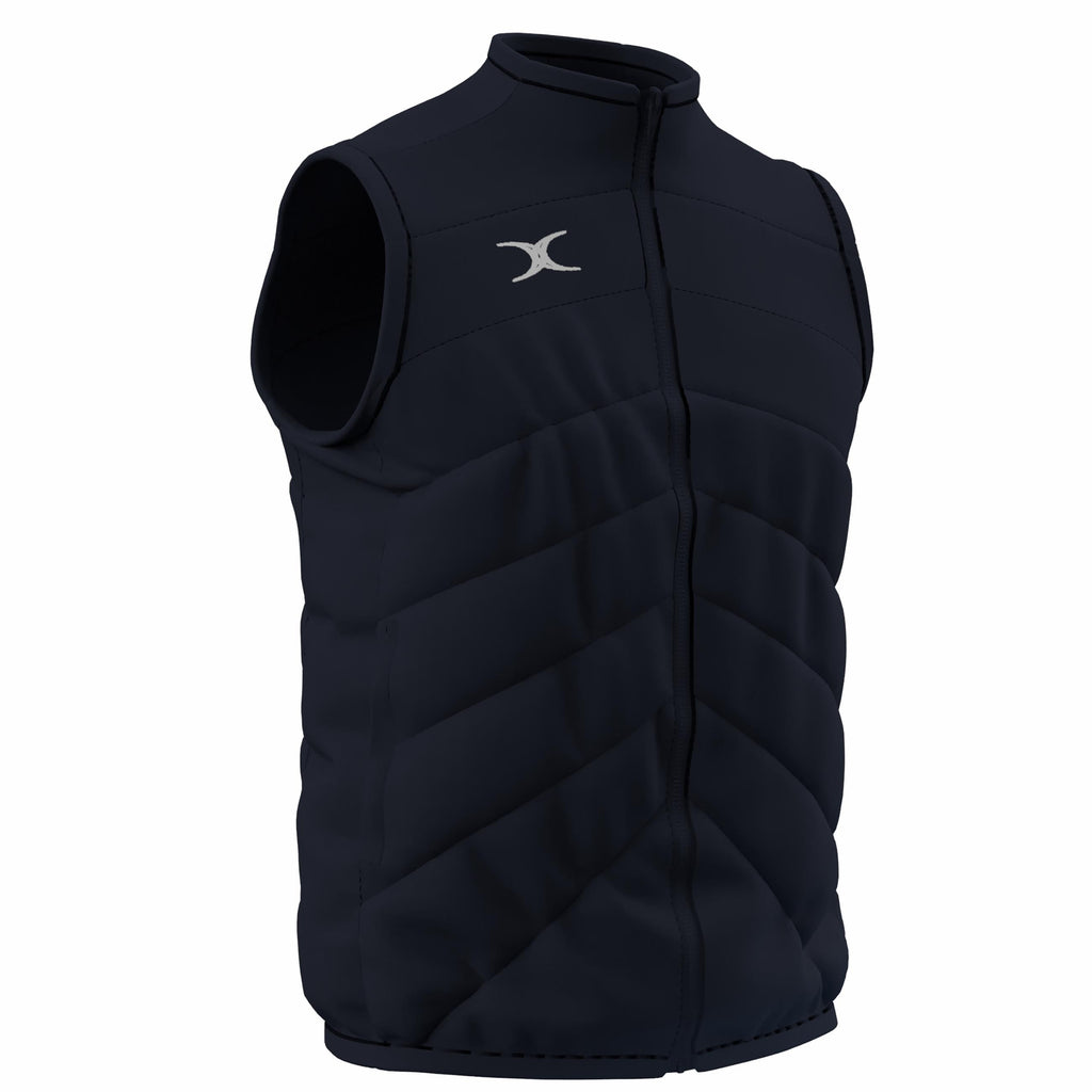 RCBL26Clothing GTS Bodywarmer Dark Navy-Three Quarter Right