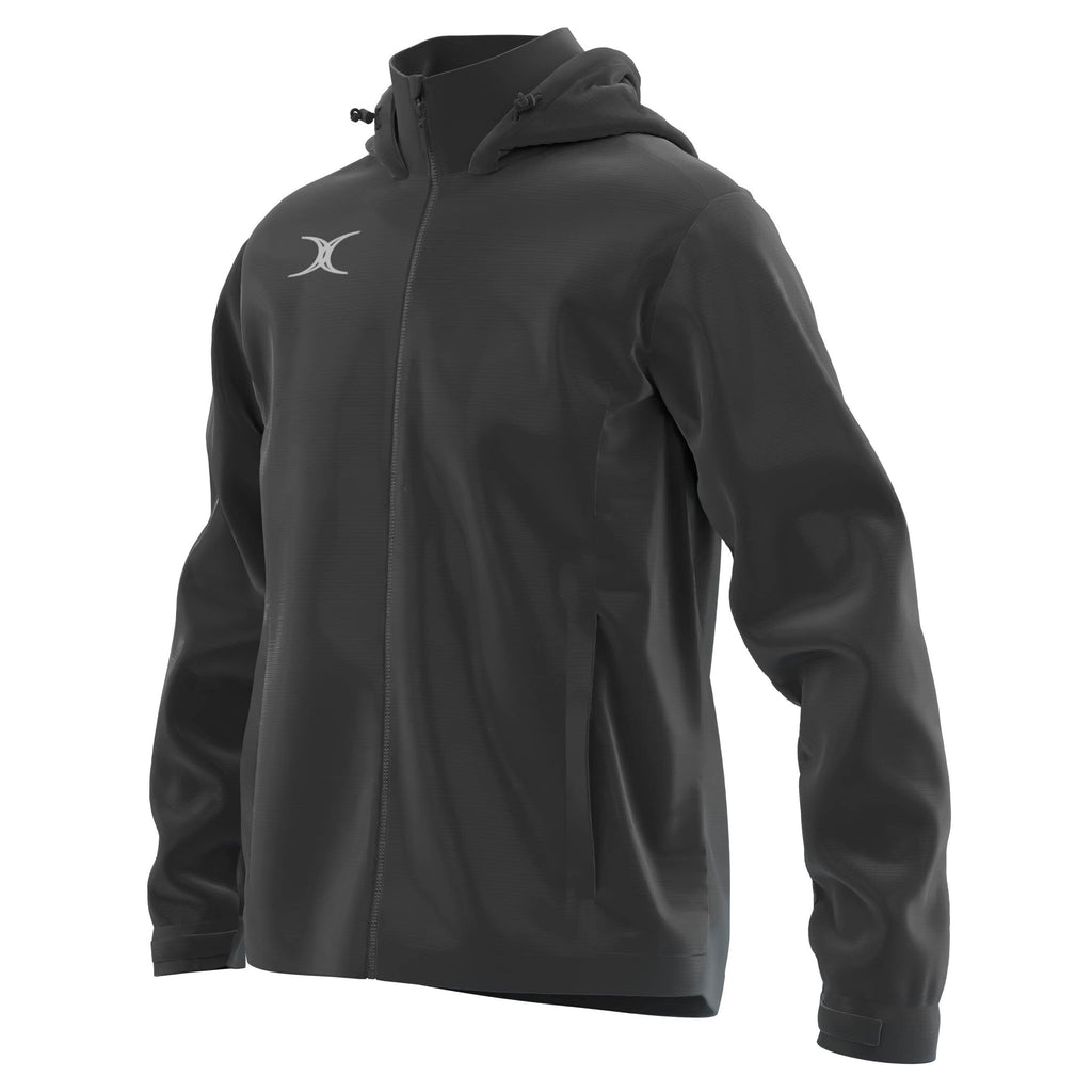 RCBM26Clothing JKT RAIN TTS BK M-Three Quarter Left