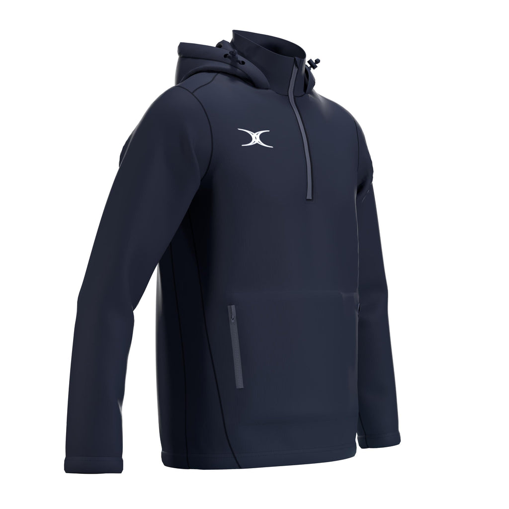 RCBR26Clothing JKT ATOM FLEECE LINED DARK NAVY M-Three Quarter Right