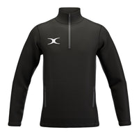 RCBS26Clothing JKT ATOM QTR ZIP BLACK M-Front