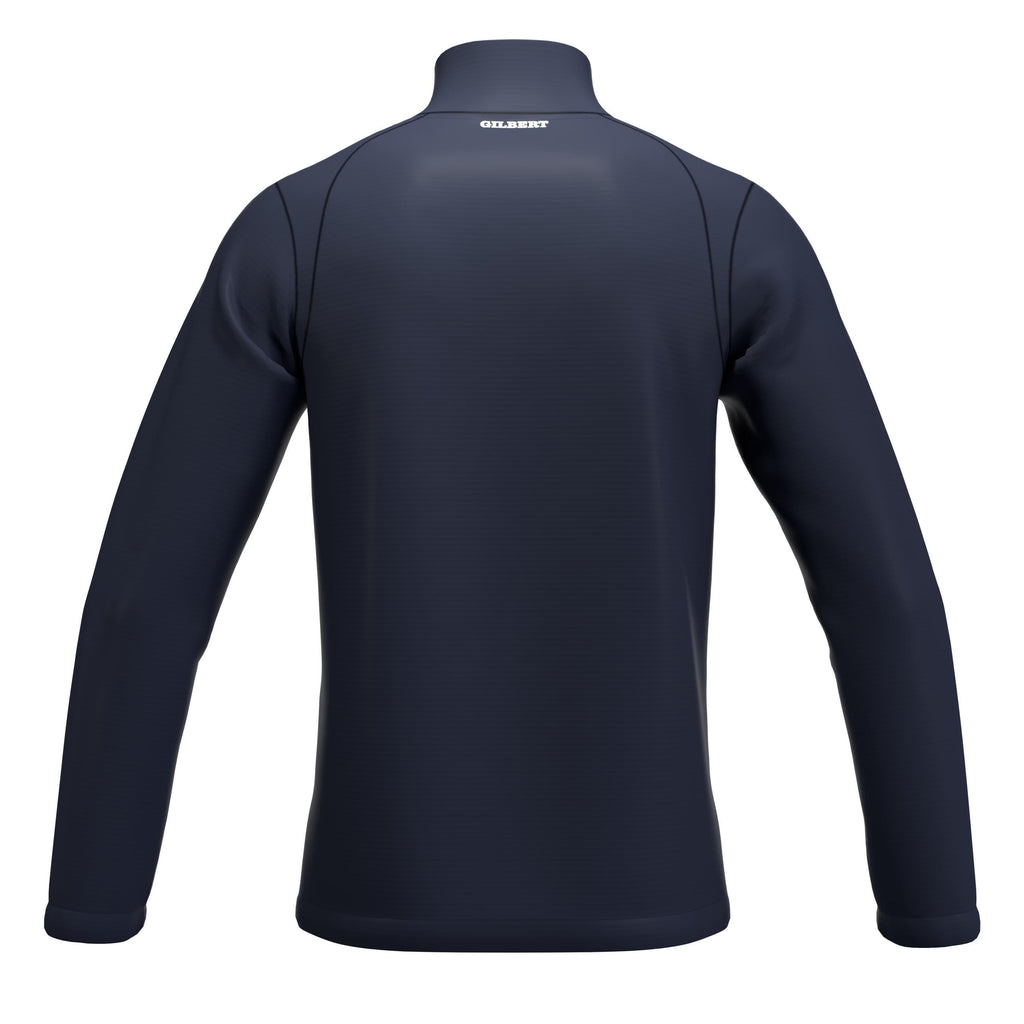 RCBS26Clothing JKT ATOM QTR ZIP DARK NAVY M-Back