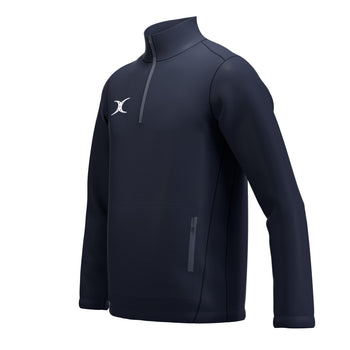 RCBS26Clothing JKT ATOM QTR ZIP DARK NAVY M-Three Quarters Left