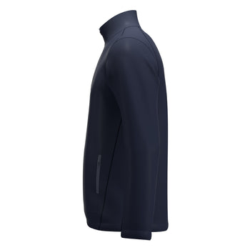 RCBT26Clothing JKT ATOM QTR ZIP DARK NAVY M-Left Side
