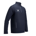 RCBT26Clothing JKT ATOM QTR ZIP DARK NAVY M-Three Quarters Right