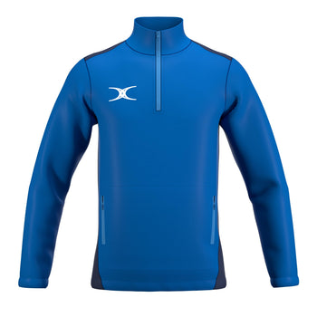 RCBT26Clothing JKT ATOM QTR ZIP ROYAL DARK NAVY M-Front