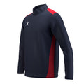 RCBX26Clothing JKT ATOM WARM UP DARK NAVY RED M-Three Quarters Left