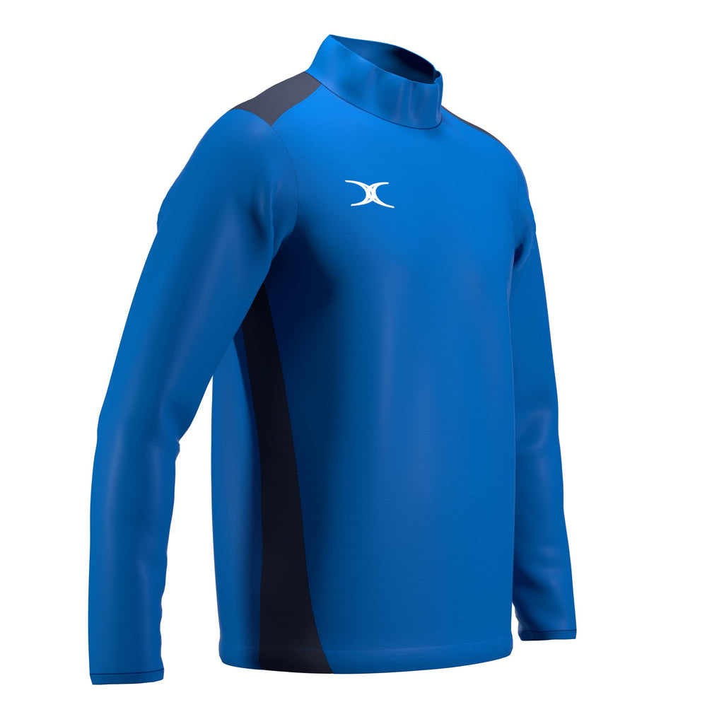 RCBX26Clothing JKT ATOM WARM UP ROYAL DARK NAVY M-Three Quarters Right