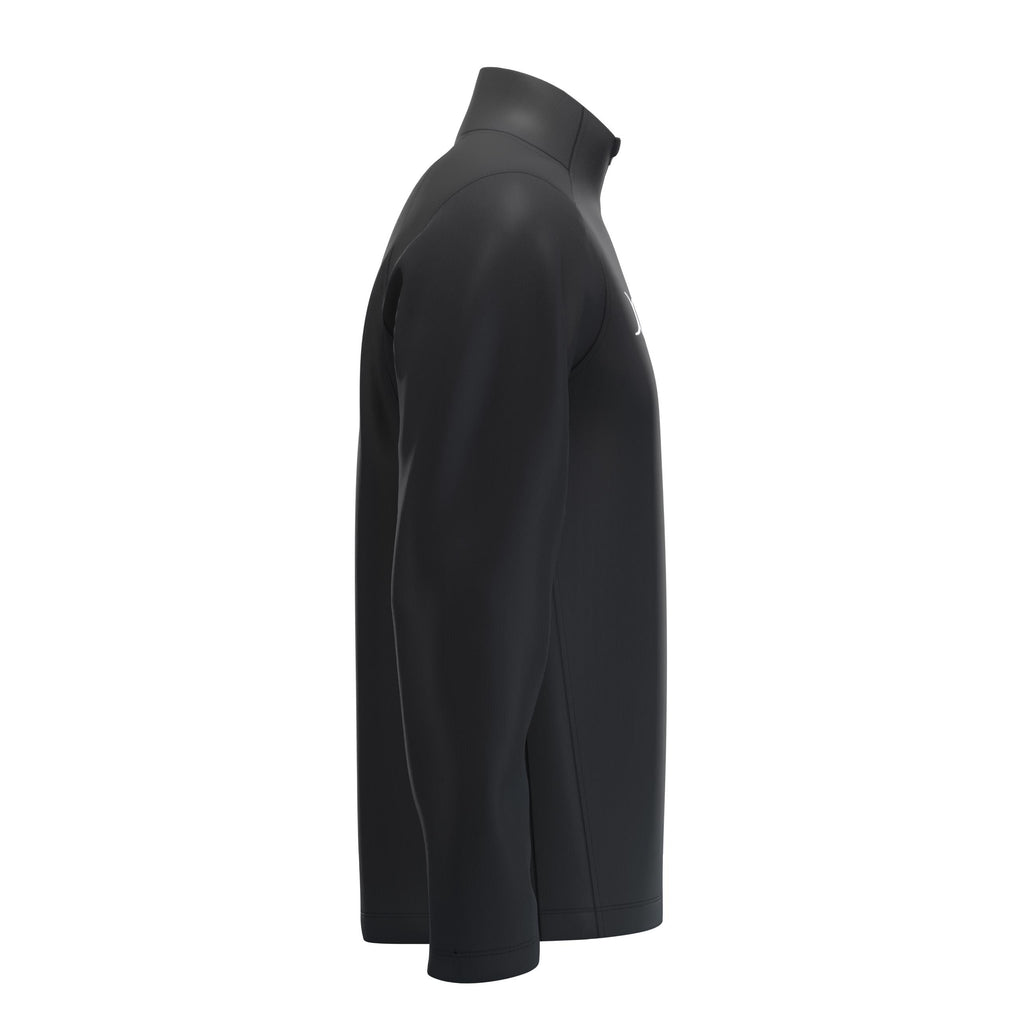 RCCC25Clothing TOP QTR ZIP FLEECE ATOM BLACK M-Right Side