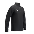 RCCC25Clothing TOP QTR ZIP FLEECE ATOM BLACK M-Three Quarter Right