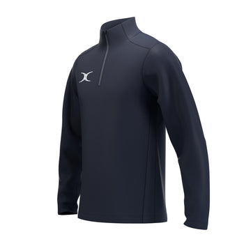 RCCC25Clothing TOP QTR ZIP FLEECE ATOM DARK NAVY M-Three Quarter Left