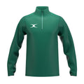 RCCC25Clothing TOP QTR ZIP FLEECE ATOM GREEN M-Front
