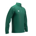 RCCC25Clothing TOP QTR ZIP FLEECE ATOM GREEN M-Three Quarter Right