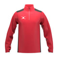 RCCC25Clothing TOP QTR ZIP FLEECE ATOM RED BLACK M-Front