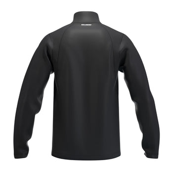 RCCD25Clothing TOP QTR ZIP FLEECE ATOM BLACK M-Back