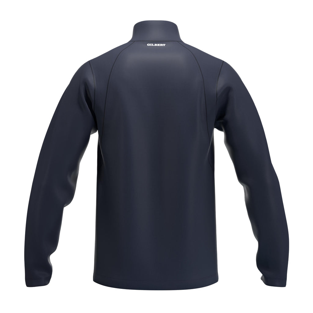 RCCD25Clothing TOP QTR ZIP FLEECE ATOM DARK NAVY M-Back