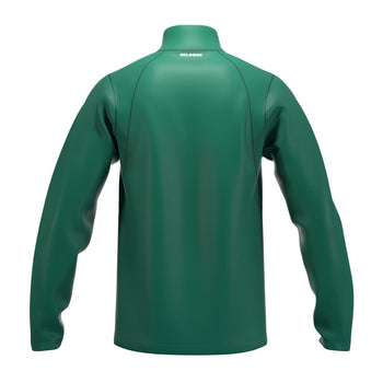 RCCD25Clothing TOP QTR ZIP FLEECE ATOM GREEN M-Back