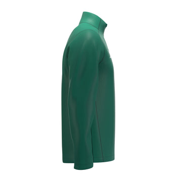 RCCD25Clothing TOP QTR ZIP FLEECE ATOM GREEN M-Right Side
