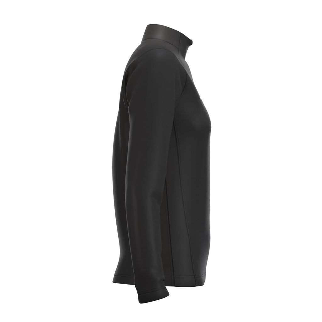 RCCE25Clothing TOP QTR ZIP FLEECE ATOM BLACK WOMEN 10-Right Side