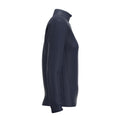 RCCE25Clothing TOP QTR ZIP FLEECE ATOM DARK NAVY WOMEN 10-Right Side