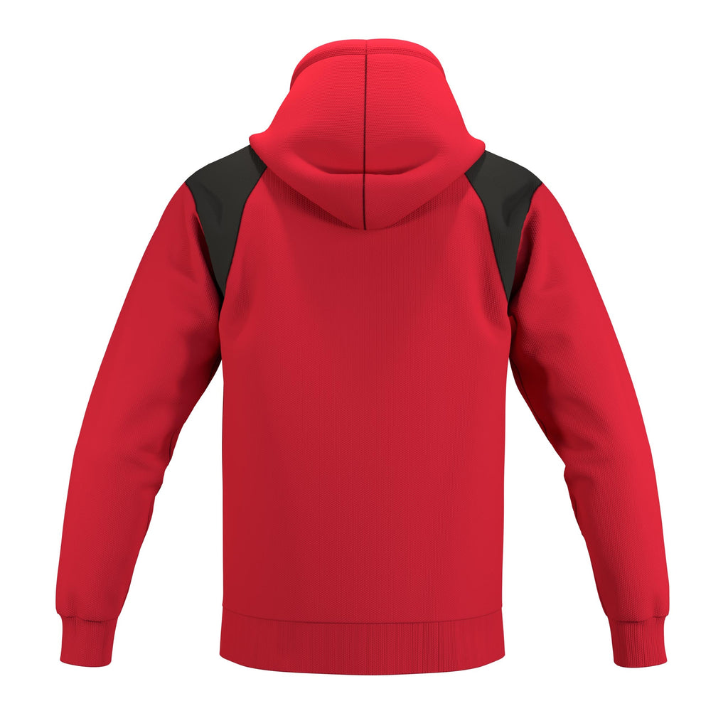 RCCO26Clothing TOP HOODIE ATOM RED BLACK 9-10-Back