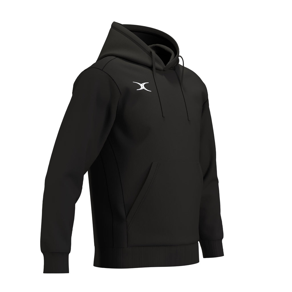 RCCP26Clothing TOP HOODIE ATOM BLACK M-Three Quarters Left