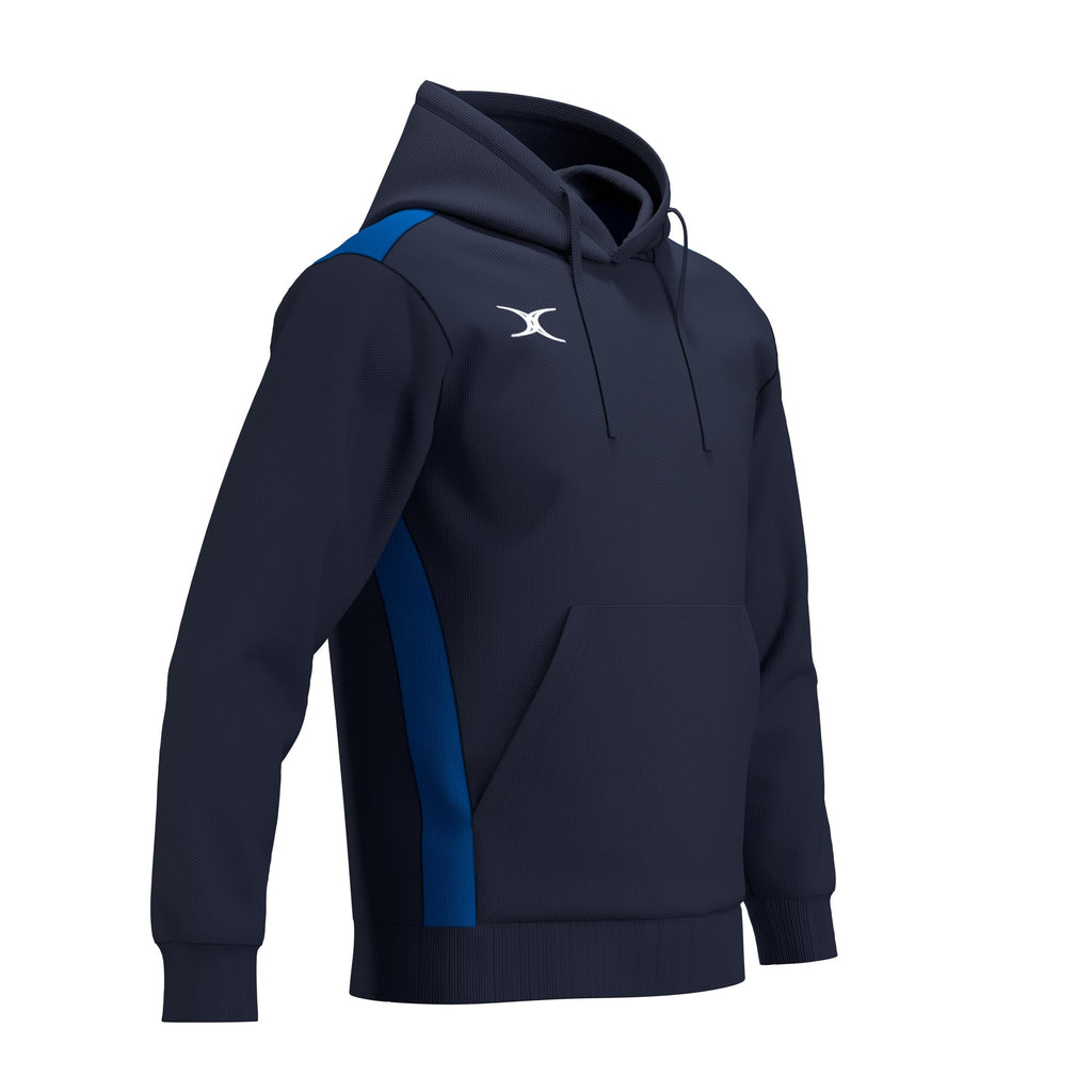 RCCP26Clothing TOP HOODIE ATOM DARK NAVY ROYAL M-Three Quarters Left