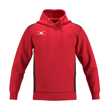 RCCP26Clothing TOP HOODIE ATOM RED BLACK M-Front