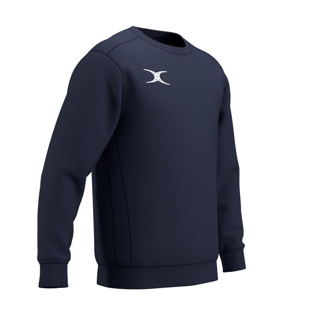 RCCV26Clothing TOP SWEAT ATOM DARK NAVY M-Three Quarters Right