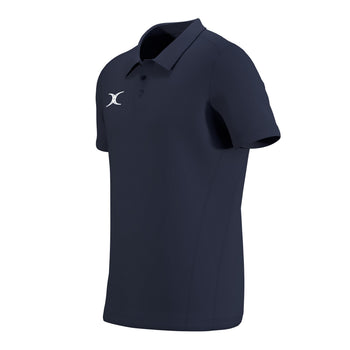RCFL26Clothing POLO SHORT SLEEVE ATOM DARK NAVY M-Three Quarters Left