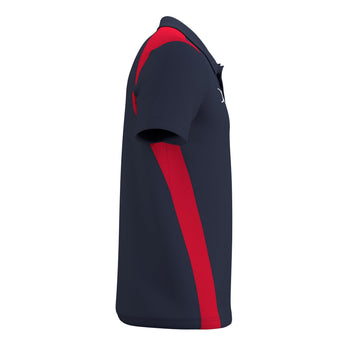 RCFL26Clothing POLO SHORT SLEEVE ATOM DARK NAVY RED M-Right Side