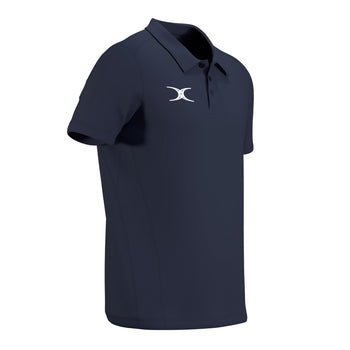 RCFM26Clothing POLO SHORT SLEEVE ATOM DARK NAVY M-Three Quarters Right