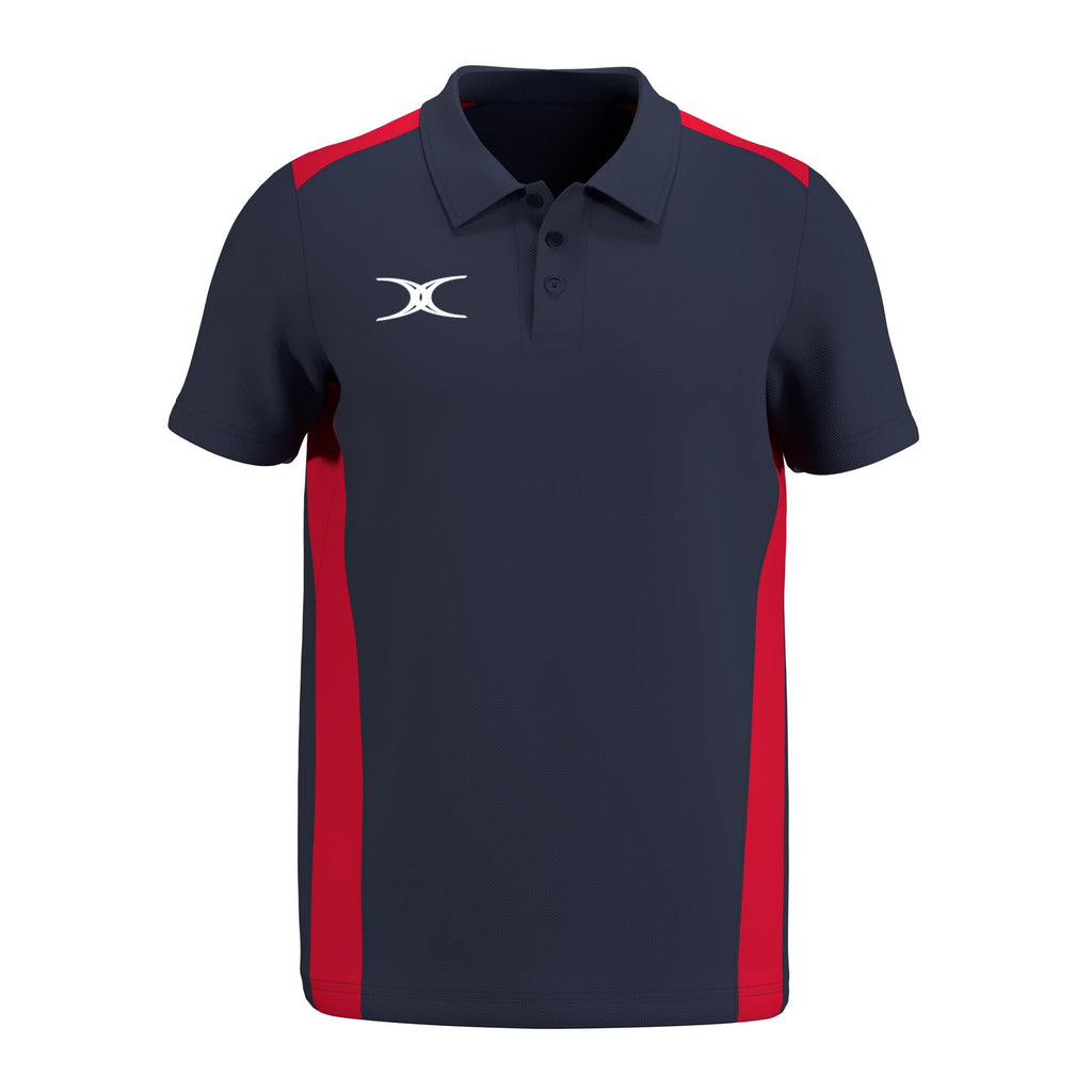 RCFM26Clothing POLO SHORT SLEEVE ATOM DARK NAVY RED M-Front